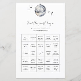 ゲストビンゴディスコボールの検索ブライダルシャワーゲーム