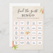 ゲストビンゴブライダルシャワーカードの検索 シーズンカード (正面/裏面)