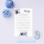 ゲストビンゴブライダルシャワーゲームカードフライヤーの検索 チラシ (シングル)