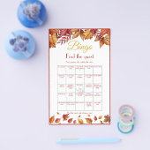 ゲストビンゴブライダルシャワーゲームカードフライヤーの検索 チラシ (シングル)