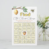 ゲストビンゴベビービーベイビーシャワーゲームを見つける (スタンド正面)