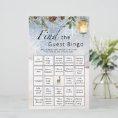 ゲストビンゴ冬の赤ちゃんシャワーゲームを見つける (スタンド正面)