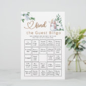 ゲストビンゴ冬の赤ちゃんシャワーゲームを見つける (スタンド正面)