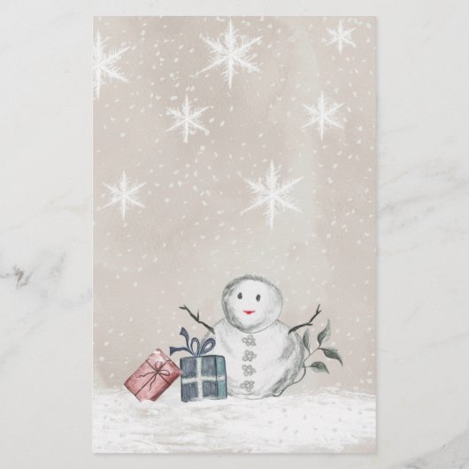 ゲストビンゴ冬の赤ちゃんシャワーゲームを見つける (裏面)