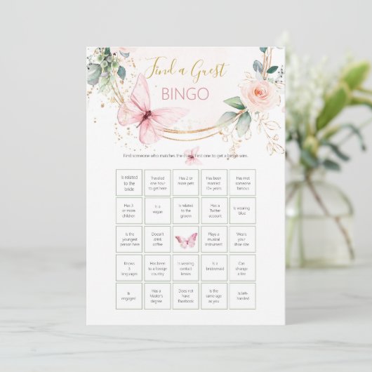 ゲストビンゴ ブライダルシャワーゲームを探そう シーズンカード (スタンド正面)