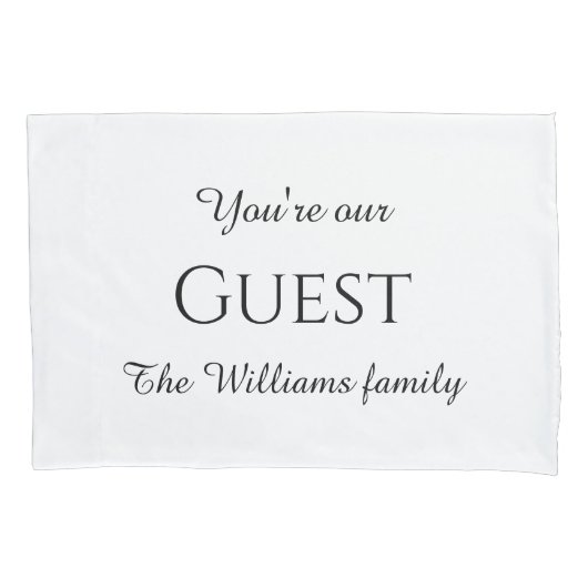 ゲストピローモノグラムのケース 枕カバー (正面左)