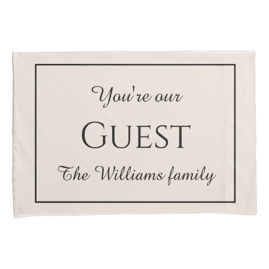 ゲストピローモノグラムのケース 枕カバー (正面右)