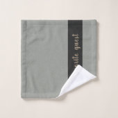 ゲストフお気に入りのルフィー構造カスタム文字ブルー バスタオルセット (ウォッシュタオル)