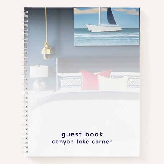 ゲストフィードバックゲストブック(写真あり) ノートブック (正面)