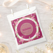 ゲストフリパーソナライズされたーウェルカムバッグ フェイバーバッグ (クリップ留めされた状態)