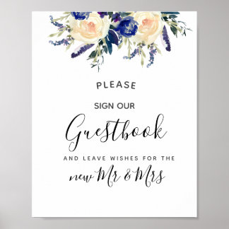 ゲストブックに署名して ポスター