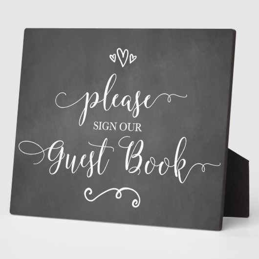 ゲストブックのサイン結婚を下さい フォトプラーク (側面)