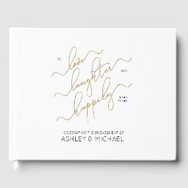 ゲストブックの後ずっと幸せに笑いを愛する ゲストブック