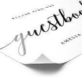 ゲストブックの署名サイズスクリプトの選モダン択 フォトプリント            (角)