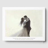 ゲストブックエレガントボタニカルリースフォイルゲストブック ゲストブック (裏面)