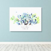 ゲストブックオルタナティブ – キャンバス – ロマンチックな森 (インサイチュ (ウッドフロア))