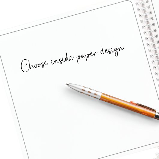 ゲストブックカスタムフォト白黒誕生日 ノートブック