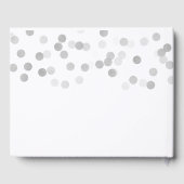 ゲストブックキンセアニェラシルバーフォイルグリッターライト ゲストブック (裏面)