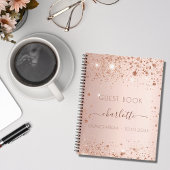 ゲストブックキンセアニェラバラ金ゴールド赤面 ノートブック