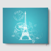 ゲストブックキンセアニェラパーティーパリターコイズ ゲストブック (裏面)