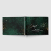 ゲストブックグモダンリーンブラックウォーター魔法 ゲストブック (全面)