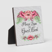 ゲストブックサインインプラーク フォトプラーク (正面)