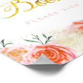 ゲストブックサイン(8x10) ポスター (角)