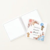 ゲストブックジェンダー明かすパーティーパンパスグラスベビー ノートブック (内部)