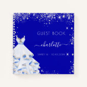 ゲストブックスウィート16青王室のシルバードレス ノートブック (正面)