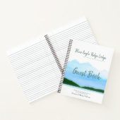 ゲストブックバケーションレンタルキャビンブルーマウンテンズ ノートブック (内部)