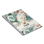 ゲストブックバースデーダスティグリーンクリーム名 ノートブック (右側)