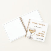ゲストブックバースデーパールプロセッコ ノートブック (内部)