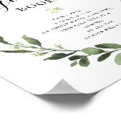 ゲストブックパーティー標識 ポスター (角)