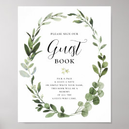 ゲストブックパーティー標識 ポスター