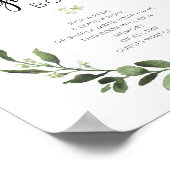 ゲストブックパーティー標識 ポスター (角)