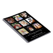 ゲストブックフォトコラージュ黒人追悼式 ノートブック (右側)