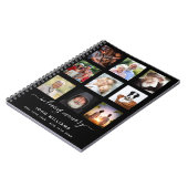 ゲストブックフォトコラージュ黒人追悼式 ノートブック (左側)