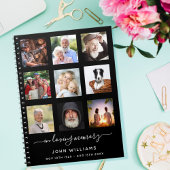 ゲストブックフォトコラージュ黒人追悼式 ノートブック