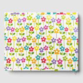 ゲストブックフラワーカラフルデザイン ゲストブック (裏面)