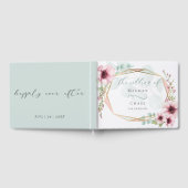 ゲストブックフレッシュ春の花と葉 ゲストブック (全面)