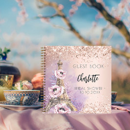 ゲストブックブライダルシャワーパリエッフェルタワー ノートブック