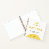 ゲストブックベビーシャワーティニーミラクルサンシャイン ノートブック (内部)