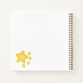 ゲストブックベビーシャワーティニーミラクルサンシャイン ノートブック (裏面)