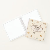 ゲストブックベビーシャワー水彩動物 ノートブック (内部)