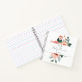 ゲストブックベビーシャワー ノートブック (内部)