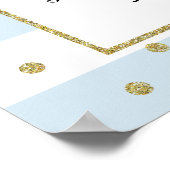 ゲストブックベビーブライダルシャワーゲームゲストブック ポスター (角)