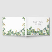 ゲストブックボタニッ結婚クスユーカリ+デイジー ゲストブック (全面)