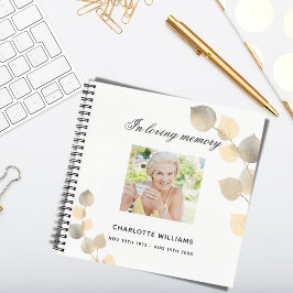 ゲストブックメモリアル葬儀の黙示録ゴールデン ノートブック