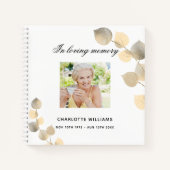 ゲストブックメモリアル葬儀の黙示録ゴールデン ノートブック (正面)