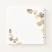 ゲストブックメモリアル葬儀の黙示録ゴールデン ノートブック (裏面)